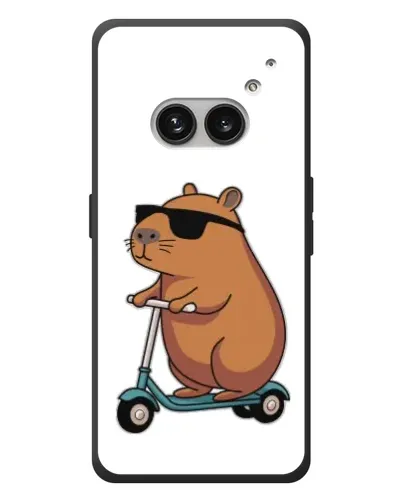 Чехол для Nothing Phone (2a) Plus с картинкой «Капибара на самокате»