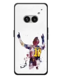 Чехол для Nothing Phone (2a) Plus с картинкой «Акварельный Месси Барселона»