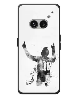 Чохол для Nothing Phone (2a) Plus з картинкою «Чорно-білий силует Мессі» Чохол для Nothing Phone (2a) Plus з картинкою «Чорно-білий силует Мессі»
