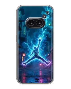 Чохол для Nothing Phone 2a з картинкою «Jordan Gold Jumpman»