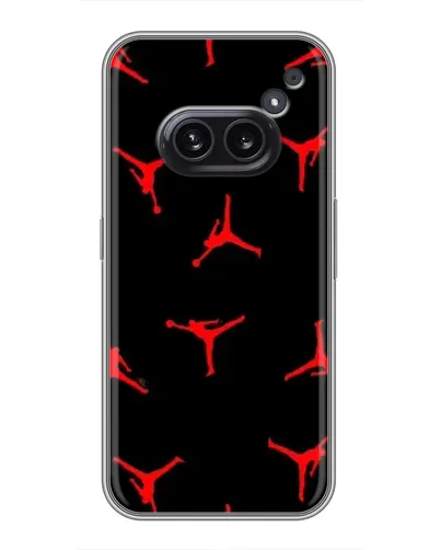 Чохол для Nothing Phone 2a з картинкою «Jordan Red Pattern» Чохол для Nothing Phone 2a з картинкою «Jordan Red Pattern»