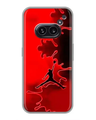 Чохол для Nothing Phone 2a з картинкою «Jordan Red Smoke» Чохол для Nothing Phone 2a з картинкою «Jordan Red Smoke»