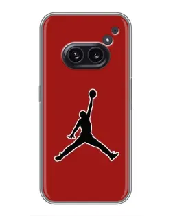 Чохол для Nothing Phone 2a з картинкою «Jordan Red Back»