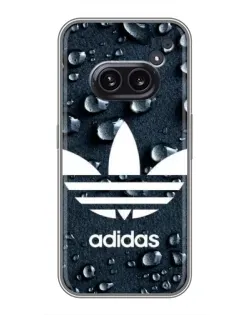 Чохол для Nothing Phone 2a з картинкою «Adidas Trefoil Blue»