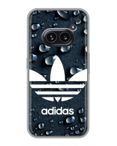 Чохол для Nothing Phone 2a з картинкою «Adidas Trefoil Blue»