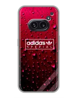 Чохол для Nothing Phone 2a з картинкою «Adidas Gold Marble»