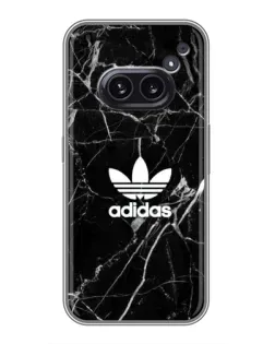 Чохол для Nothing Phone 2a з картинкою «Білий мармур Adidas»