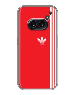 Чохол для Nothing Phone 2a з картинкою «Червоний мінімалізм Adidas»