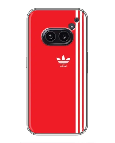 Чохол для Nothing Phone 2a з картинкою «Червоний мінімалізм Adidas»