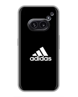 Чохол для Nothing Phone 2a з картинкою «Чорна класика Adidas»