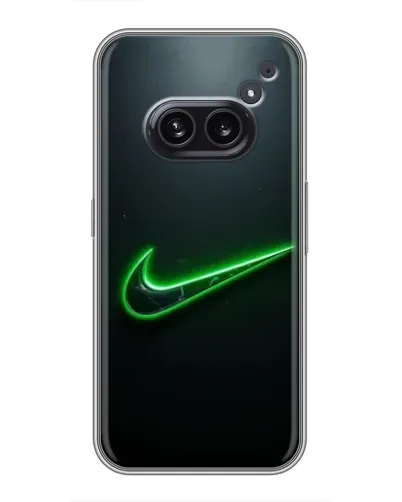 Чохол для Nothing Phone 2a з картинкою «Неоновий контур Nike» Чохол для Nothing Phone 2a з картинкою «Неоновий контур Nike»
