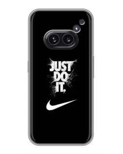 Чохол для Nothing Phone 2a з картинкою «Текстовий принт Nike»