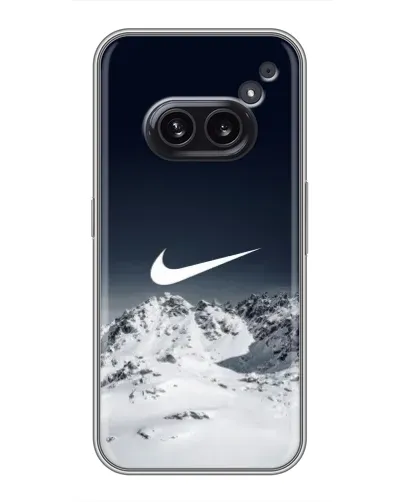 Чохол для Nothing Phone 2a з картинкою «Nike — зимові гори» Чохол для Nothing Phone 2a з картинкою «Nike — зимові гори»