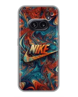 Чохол для Nothing Phone 2a з картинкою «Nike в абстракції»