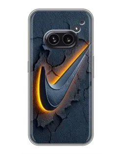 Чохол для Nothing Phone 2a з картинкою «Об'ємний логотип Найк»