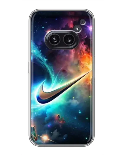 Чохол для Nothing Phone 2a з картинкою «Космічний Nike Swoosh» Чохол для Nothing Phone 2a з картинкою «Космічний Nike Swoosh»