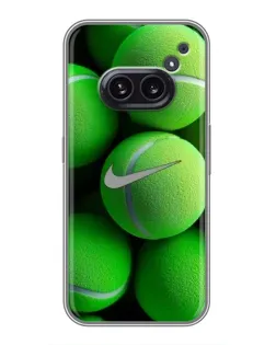 Чохол для Nothing Phone 2a з картинкою «Тенісні м'ячі Найк»