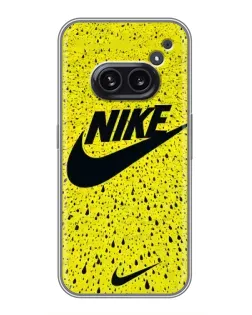 Чохол для Nothing Phone 2a з картинкою «Жовтий текстурний Nike»