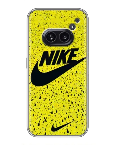 Чохол для Nothing Phone 2a з картинкою «Жовтий текстурний Nike» Чохол для Nothing Phone 2a з картинкою «Жовтий текстурний Nike»