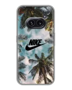 Чохол для Nothing Phone 2a з картинкою «Тропічний принт Nike»