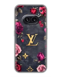 Чохол для Nothing Phone 2a з картинкою «Квітковий Louis Vuitton»