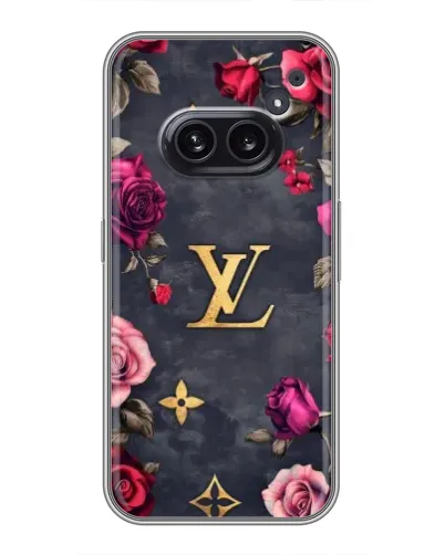 Чохол для Nothing Phone 2a з картинкою «Квітковий Louis Vuitton»