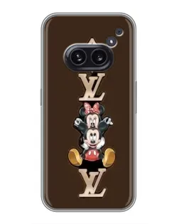 Чохол для Nothing Phone 2a з картинкою «LV та Міккі Маус»
