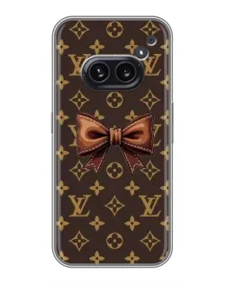 Чохол для Nothing Phone 2a з картинкою «LV з бантом»