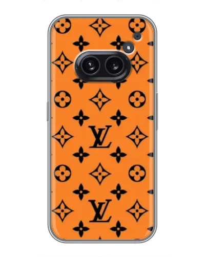 Чохол для Nothing Phone 2a з картинкою «Помаранчевий стиль LV»