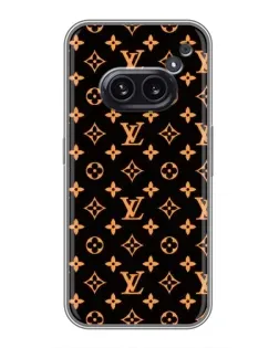 Чохол для Nothing Phone 2a з картинкою «Золота монограма LV»