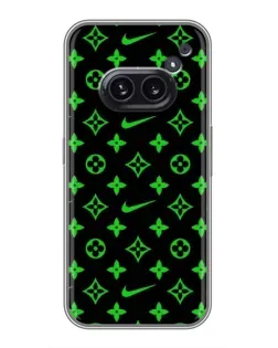 Чохол для Nothing Phone 2a з картинкою «Неоновий принт LV»