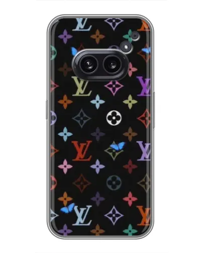 Чохол для Nothing Phone 2a з картинкою «Кольорова монограма LV»