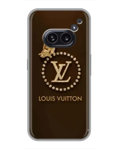 Чохол для Nothing Phone 2a з картинкою «LV — золота печатка»