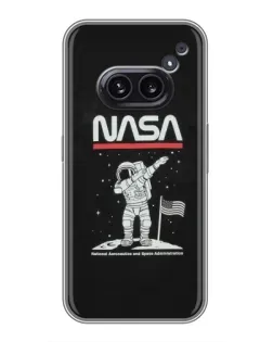Чохол для Nothing Phone 2a з картинкою «NASA — крокуємо по Місяцю»
