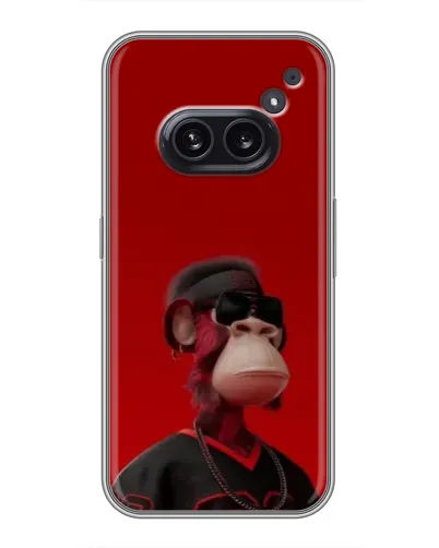 Чохол для Nothing Phone 2a з картинкою «Bored Ape в червоному» Чохол для Nothing Phone 2a з картинкою «Bored Ape в червоному»