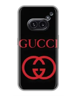 Чохол для Nothing Phone 2a з картинкою «Gucci — червоний логотип»