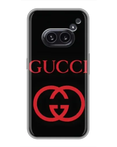 Чохол для Nothing Phone 2a з картинкою «Gucci — червоний логотип» Чохол для Nothing Phone 2a з картинкою «Gucci — червоний логотип»