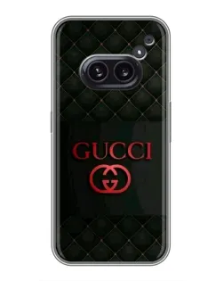 Чохол для Nothing Phone 2a з картинкою «Gucci — стьобаний чорний»