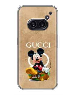 Чохол для Nothing Phone 2a з картинкою «Міккі Маус Gucci — крафт»