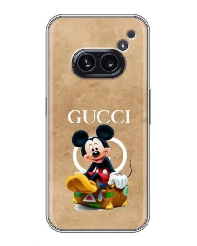 Чохол для Nothing Phone 2a з картинкою «Міккі Маус Gucci — крафт» Чохол для Nothing Phone 2a з картинкою «Міккі Маус Gucci — крафт»