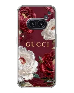Чохол для Nothing Phone 2a з картинкою «Gucci — бордові троянди» Чохол для Nothing Phone 2a з картинкою «Gucci — бордові троянди»