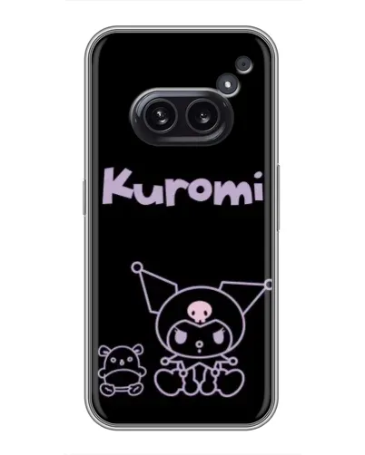 Чохол для Nothing Phone 2a з картинкою «Kuromi — чорний мінімалізм» Чохол для Nothing Phone 2a з картинкою «Kuromi — чорний мінімалізм»