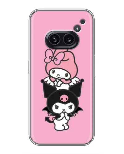 Чохол для Nothing Phone 2a з картинкою «My Melody та Kuromi» Чохол для Nothing Phone 2a з картинкою «My Melody та Kuromi»