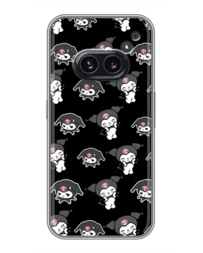 Чохол для Nothing Phone 2a з картинкою «Чорний паттерн Kuromi» Чохол для Nothing Phone 2a з картинкою «Чорний паттерн Kuromi»