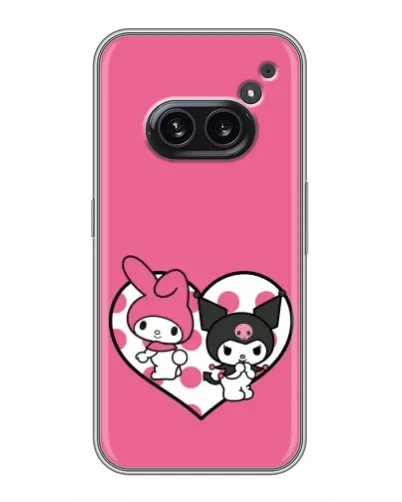 Чохол для Nothing Phone 2a з картинкою «Kuromi та My Melody» Чохол для Nothing Phone 2a з картинкою «Kuromi та My Melody»