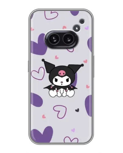 Чохол для Nothing Phone 2a з картинкою «Kuromi та лавандові серця» Чохол для Nothing Phone 2a з картинкою «Kuromi та лавандові серця»