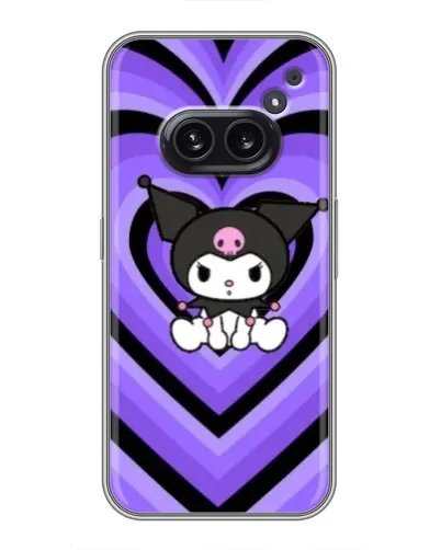 Чохол для Nothing Phone 2a з картинкою «Kuromi та фіолетові серця» Чохол для Nothing Phone 2a з картинкою «Kuromi та фіолетові серця»
