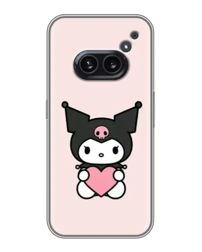 Чохол для Nothing Phone 2a з картинкою «Kuromi та серце» Чохол для Nothing Phone 2a з картинкою «Kuromi та серце»
