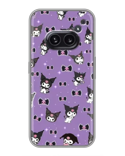 Чохол для Nothing Phone 2a з картинкою «Kuromi — патерн» Чохол для Nothing Phone 2a з картинкою «Kuromi — патерн»