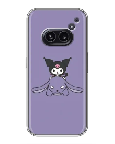 Чохол для Nothing Phone 2a з картинкою «Kuromi на ліловому фоні» Чохол для Nothing Phone 2a з картинкою «Kuromi на ліловому фоні»